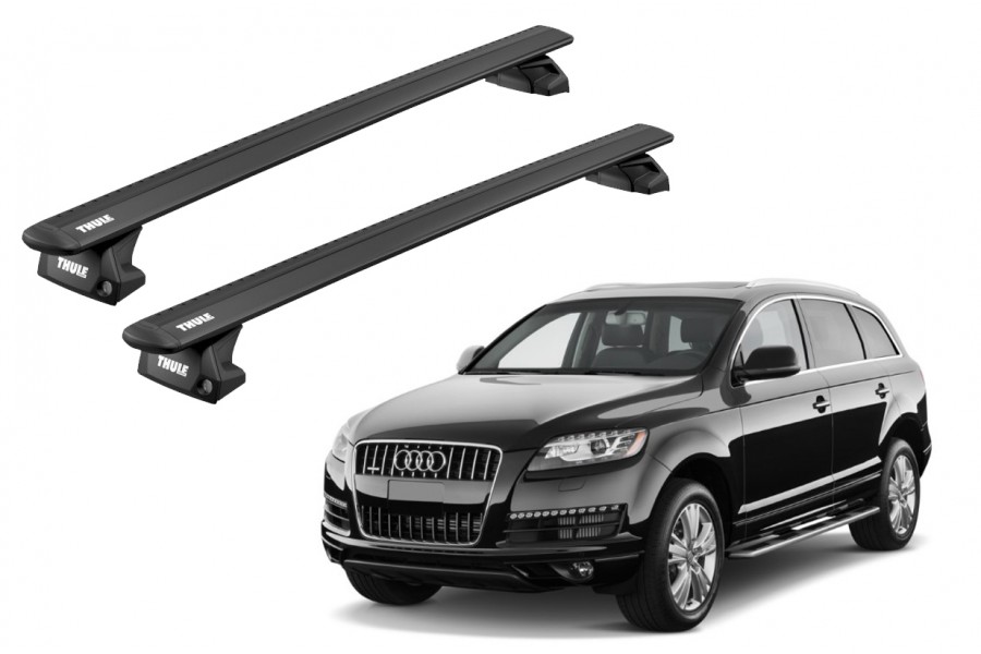 Barras THULE EVO WingBar para autos AUDI Q7 2006 a 2015 negro