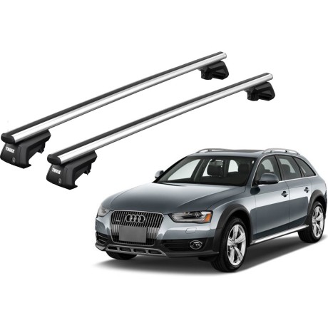 Barras THULE SmartRack XT AluBar para autos AUDI A4 Allroad 2008 a 2015