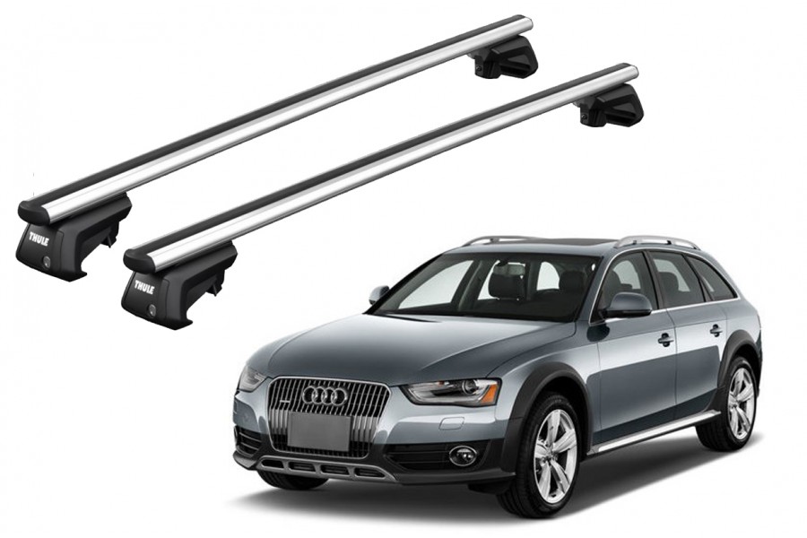 Barras THULE SmartRack XT AluBar para autos AUDI A4 Allroad 2008 a 2015