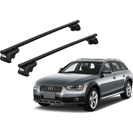 Barras THULE EVO SquareBar para autos AUDI A4 Allroad 2008 a 2015