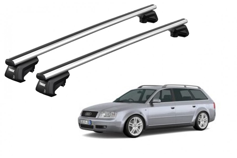Barras THULE SmartRack XT AluBar para autos AUDI A6 Allroad 2000 a 2005
