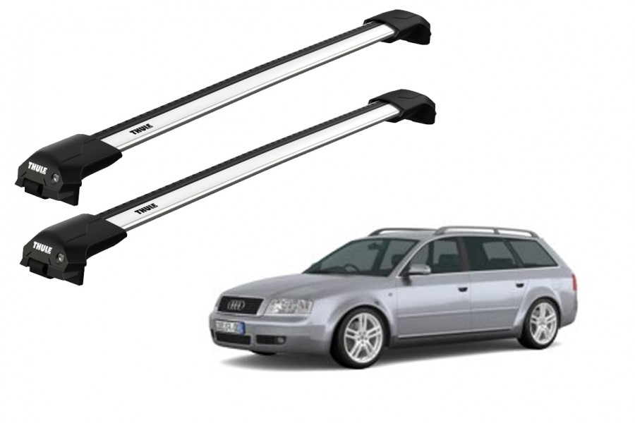 Barras THULE EDGE Flush para autos AUDI A6 Allroad 2000 a 2005