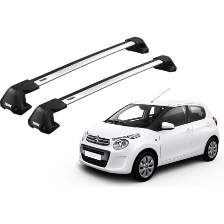Barras THULE EDGE Flush para autos CITROEN C1 desde 2014 al 2021