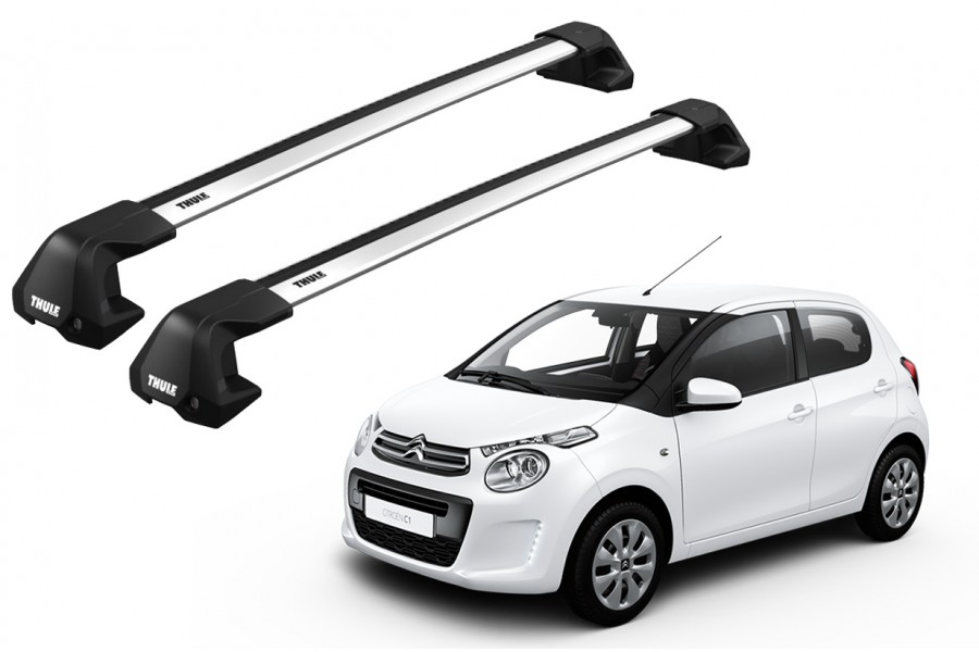 Barras THULE EDGE Flush para autos CITROEN C1 desde 2014 al 2021