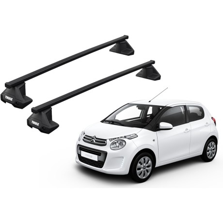 Barras THULE EVO SquareBar para autos CITROEN C1 desde 2014 al 2021