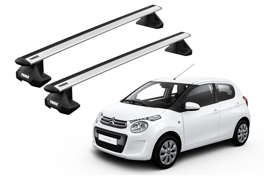 Barras THULE EVO WingBar para autos CITROEN C1 desde 2014 al 2021
