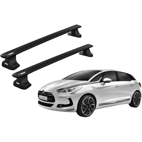 Barras THULE WingBar para autos CITROEN DS5 desde 2012 - 2018 negro