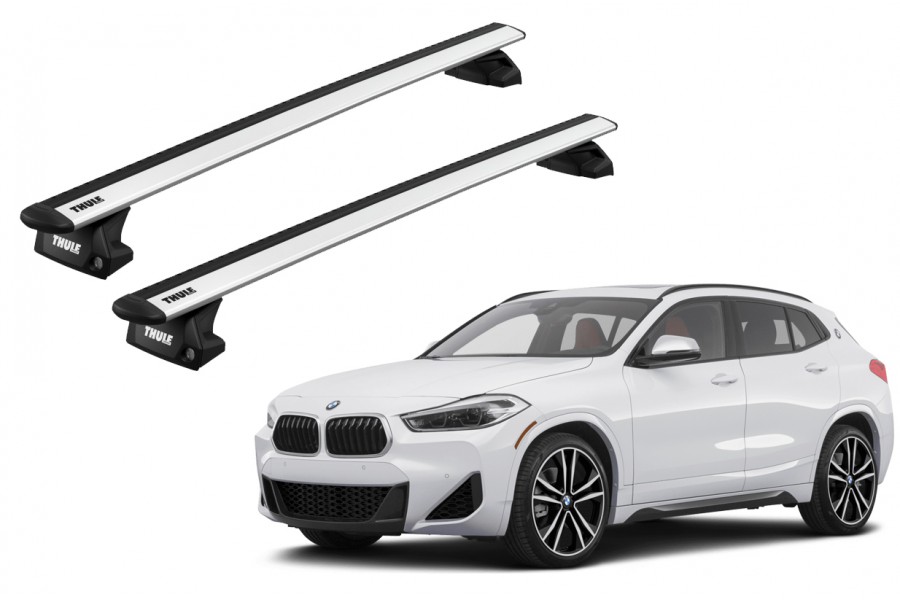 Barras THULE EVO WingBar para autos BMW X2 (F39) desde 2018 a 2023