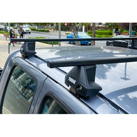 Barras THULE EVO SquareBar para camioneta TOYOTA Hilux 2005 a 2015