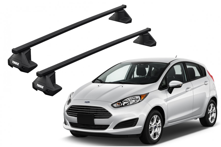 Barras THULE EVO SquareBar para autos FORD Fiesta desde 2018 - 2020