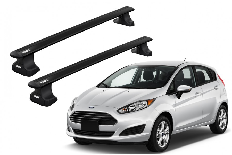 Barras THULE WingBar para autos FORD Fiesta desde 2018 - 2020 negro