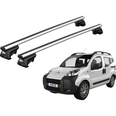 Barras THULE SmartRack XT AluBar para Van CITROEN Nemo desde 2008 al 2015