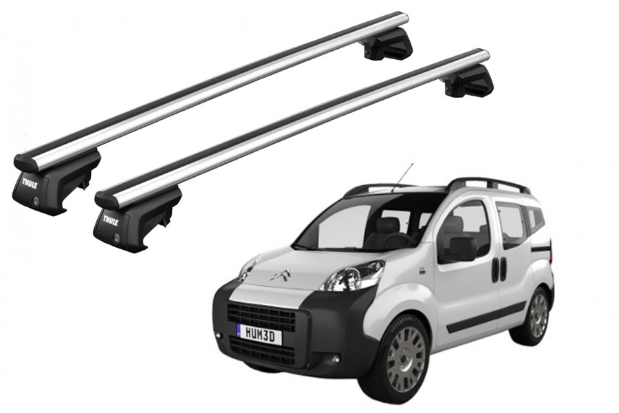 Barras THULE SmartRack XT AluBar para Van CITROEN Nemo desde 2008 al 2015