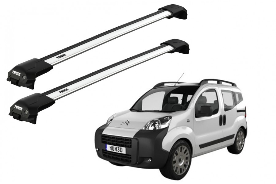 Barras THULE EDGE Flush para Van CITROEN Nemo desde 2008 al 2015