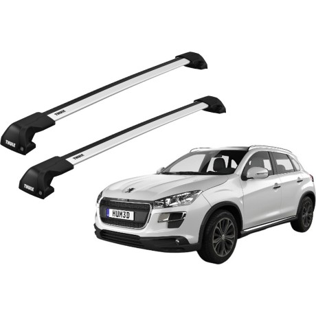 Barras THULE EDGE Flush para autos PEUGEOT 4008 desde 2012 - 2017