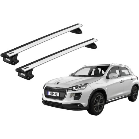 Barras THULE EVO WingBar para autos PEUGEOT 4008 desde 2012 - 2017