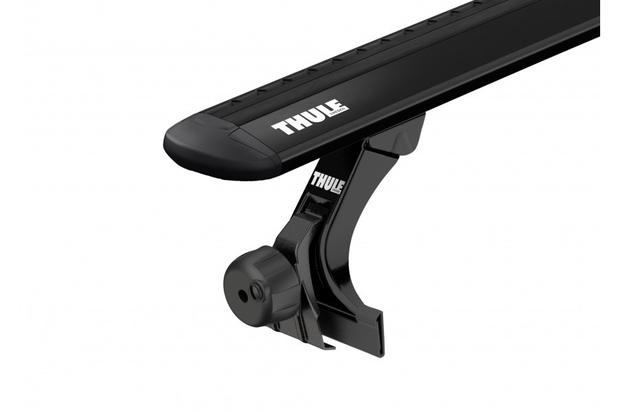 Barras THULE de canaletas para autos JEEP Wrangler desde 1986 - 2023 negro