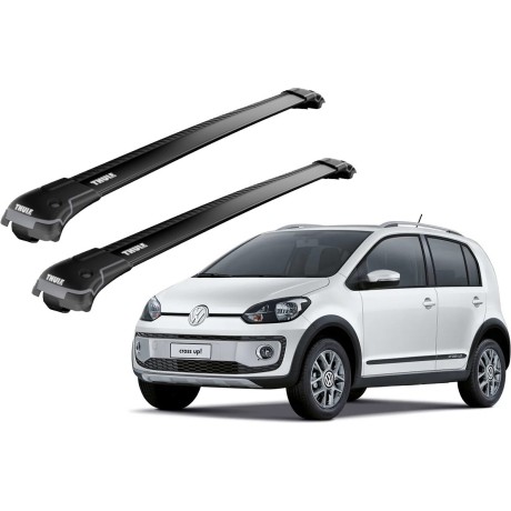 Barras THULE EDGE para autos VOLKSWAGEN Cross UP desde 2013 negro