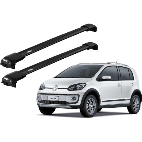 Barras THULE EDGE Flush para autos VOLKSWAGEN Cross UP desde 2013 negro