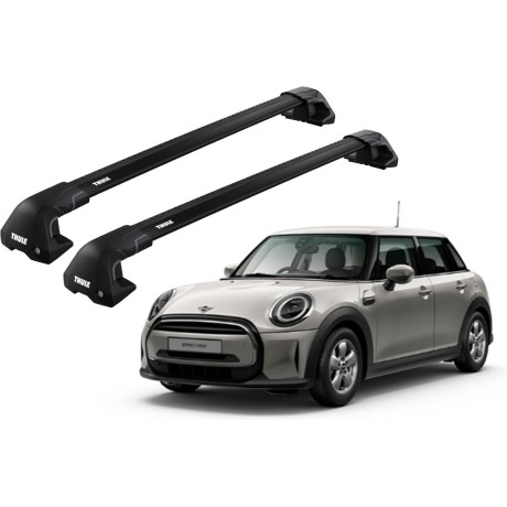 Barras THULE EDGE Flush para autos MINI Cooper desde 2014 - 2023 negro