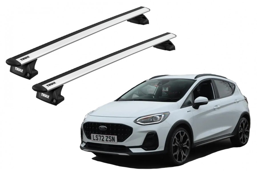 Barras THULE EVO WingBar para autos FORD Fiesta Active desde 2018-2020