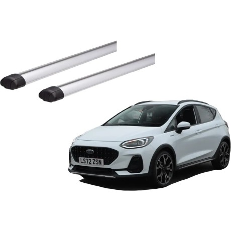 Barras THULE EVO AeroBar para autos FORD Fiesta Active desde 2018-2020 negro