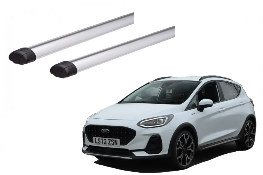 Barras THULE EVO AeroBar para autos FORD Fiesta Active desde 2018-2020 negro