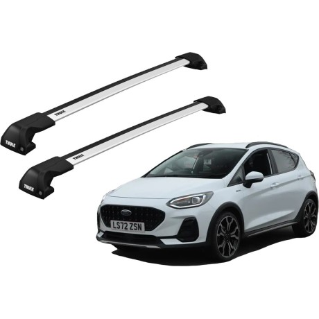 Barras THULE EDGE Flush para autos FORD Fiesta Active desde 2018-2020