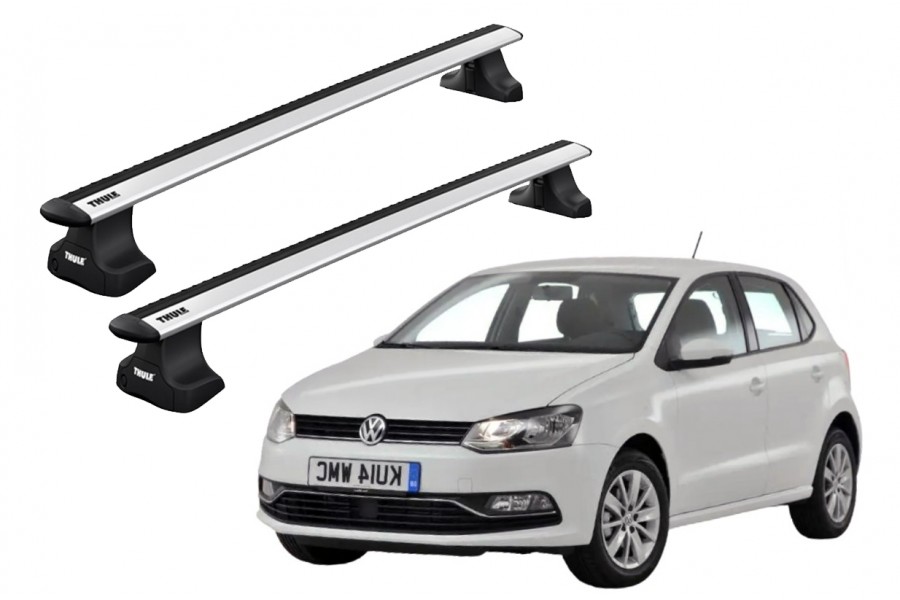 Barras THULE WingBar para autos VOLKSWAGEN Polo 2009 a 2017