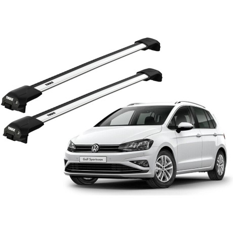 Barras THULE EDGE Flush para autos VOLKSWAGEN Golf Sportsvan 2014 a 2020