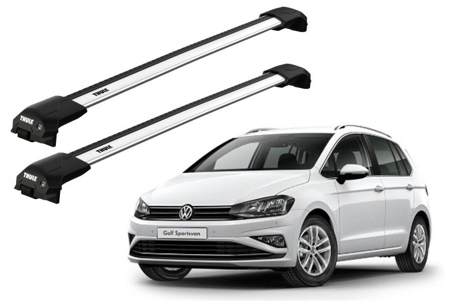 Barras THULE EDGE Flush para autos VOLKSWAGEN Golf Sportsvan 2014 a 2020