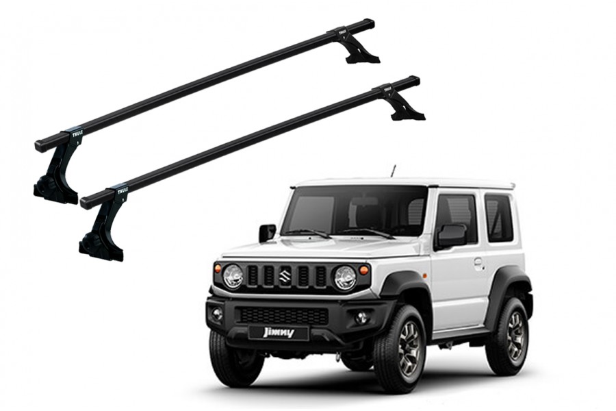 Barras THULE de canaletas para autos SUZUKI Jimny desde 2018 negro