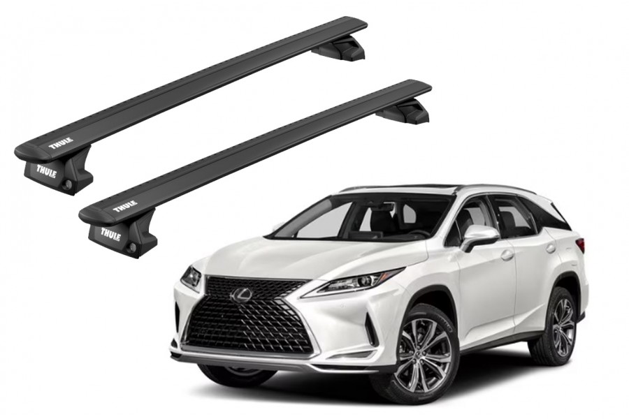 Barras THULE EVO WingBar para autos LEXUS RXL-Series desde 2018 - 2022 negro