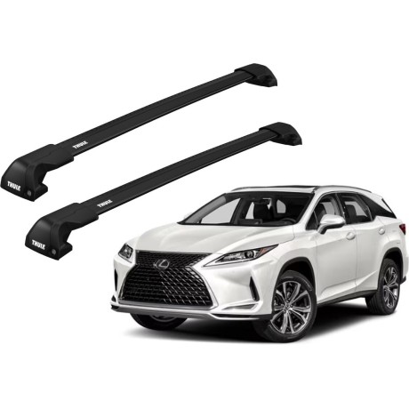Barras THULE EDGE Flush para autos LEXUS RXL-Series desde 2018 - 2022 negro