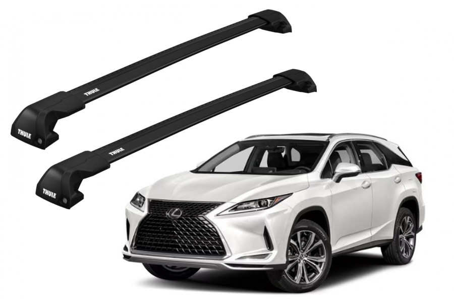 Barras THULE EDGE Flush para autos LEXUS RXL-Series desde 2018 - 2022 negro