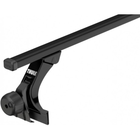 Barras THULE de canaletas para autos MAHINDRA Pickup desde 2008 - 2023 negro