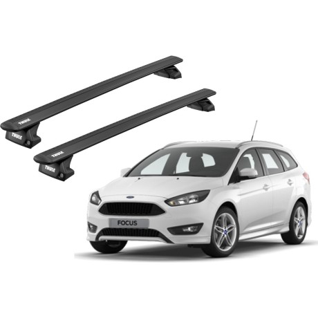 Barras THULE EVO WingBar para autos FORD FocusV desde 2019-2022 negro