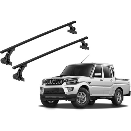 Barras THULE de canaletas para autos MAHINDRA Pickup desde 2008 - 2023 negro
