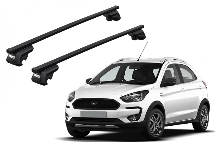 Barras THULE EVO SquareBar para autos FORD Ka+ Active desde 2018-2021