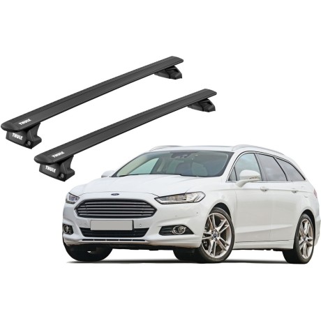 Barras THULE EVO WingBar para autos FORD Mondeo desde 2015-2022 negro