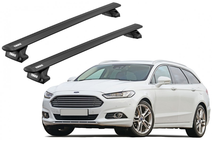 Barras THULE EVO WingBar para autos FORD Mondeo desde 2015-2022 negro