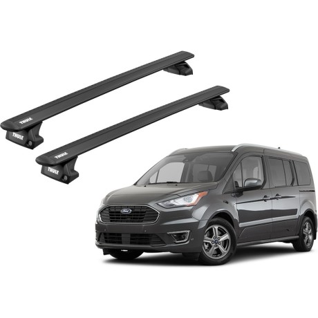 Barras THULE EVO WingBar para Van FORD Transit Connect desde 2014 negro