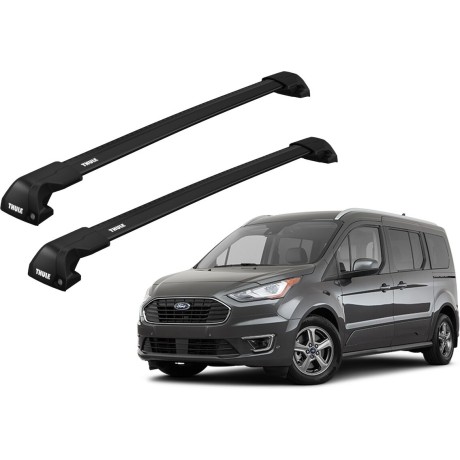 Barras THULE EDGE Flush para Van FORD Transit Connect desde 2014 negro