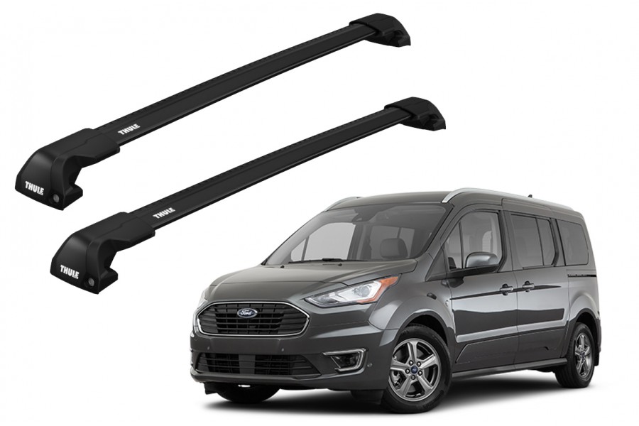 Barras THULE EDGE Flush para Van FORD Transit Connect desde 2014 negro