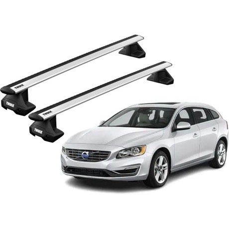 Barras THULE EVO WingBar para autos VOLVO V60 2010 a 2018