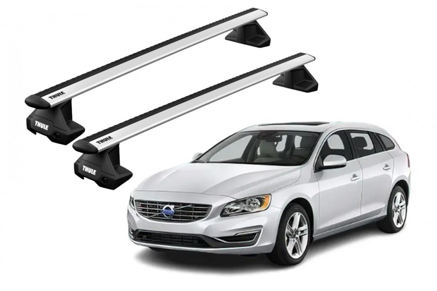 Barras THULE EVO WingBar para autos VOLVO V60 2010 a 2018