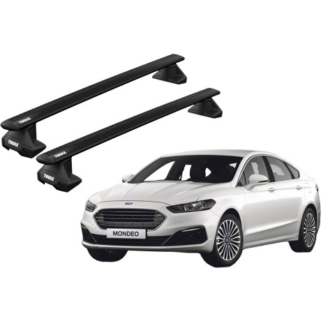 Barras THULE EVO WingBar para autos FORD Mondeo desde 2015-2022 negro