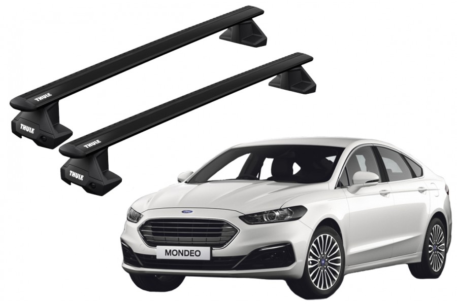 Barras THULE EVO WingBar para autos FORD Mondeo desde 2015-2022 negro