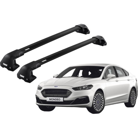 Barras THULE EDGE Flush para autos FORD Mondeo desde 2015-2022 negro