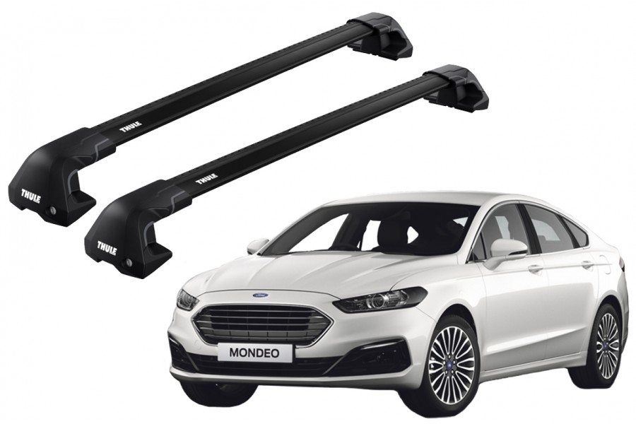 Barras THULE EDGE Flush para autos FORD Mondeo desde 2015-2022 negro